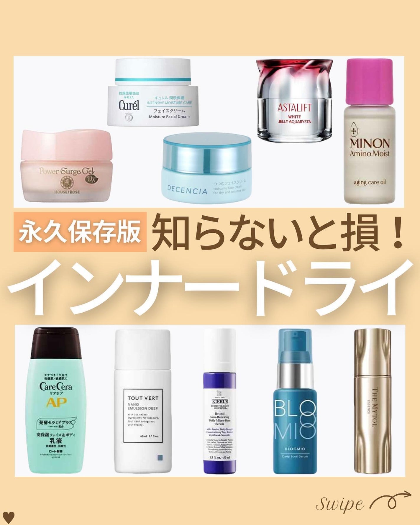 つや子 on LIPS 「『永久保存版🙌知らないと損!インナードライ🫠』→他の投稿はこち..」(1枚目)