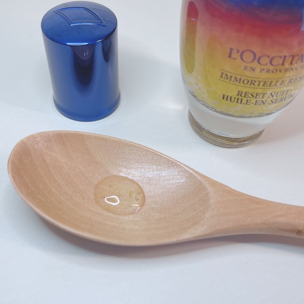 イモーテル オーバーナイトリセットセラム/L'OCCITANE/美容液を使ったクチコミ(2枚目)