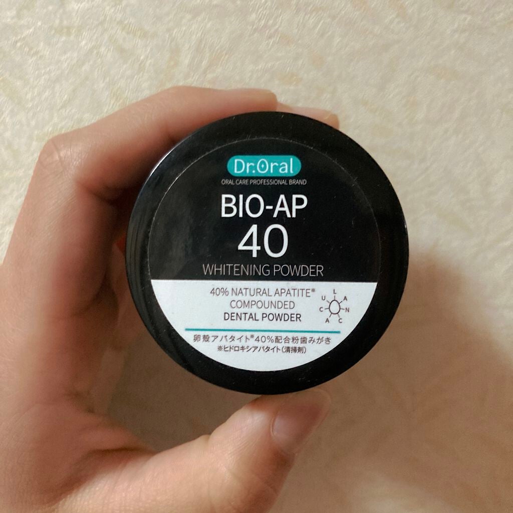 ホワイトニングパウダー ミント/Dr.Oral/歯磨き粉を使ったクチコミ(1枚目)