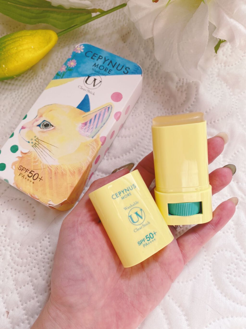 ウォッシャブル UV クリアスティック/CEPYNUS MORE(セピナス モア)/日焼け止めスティックを使ったクチコミ（3枚目）