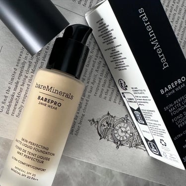 bareMinerals ベアプロ 24HR リキッド ファンデーションのクチコミ「.
\ ベアミネラル最高レベルの機能性 /
♥- - - - - - - - - - - - .....」（2枚目）