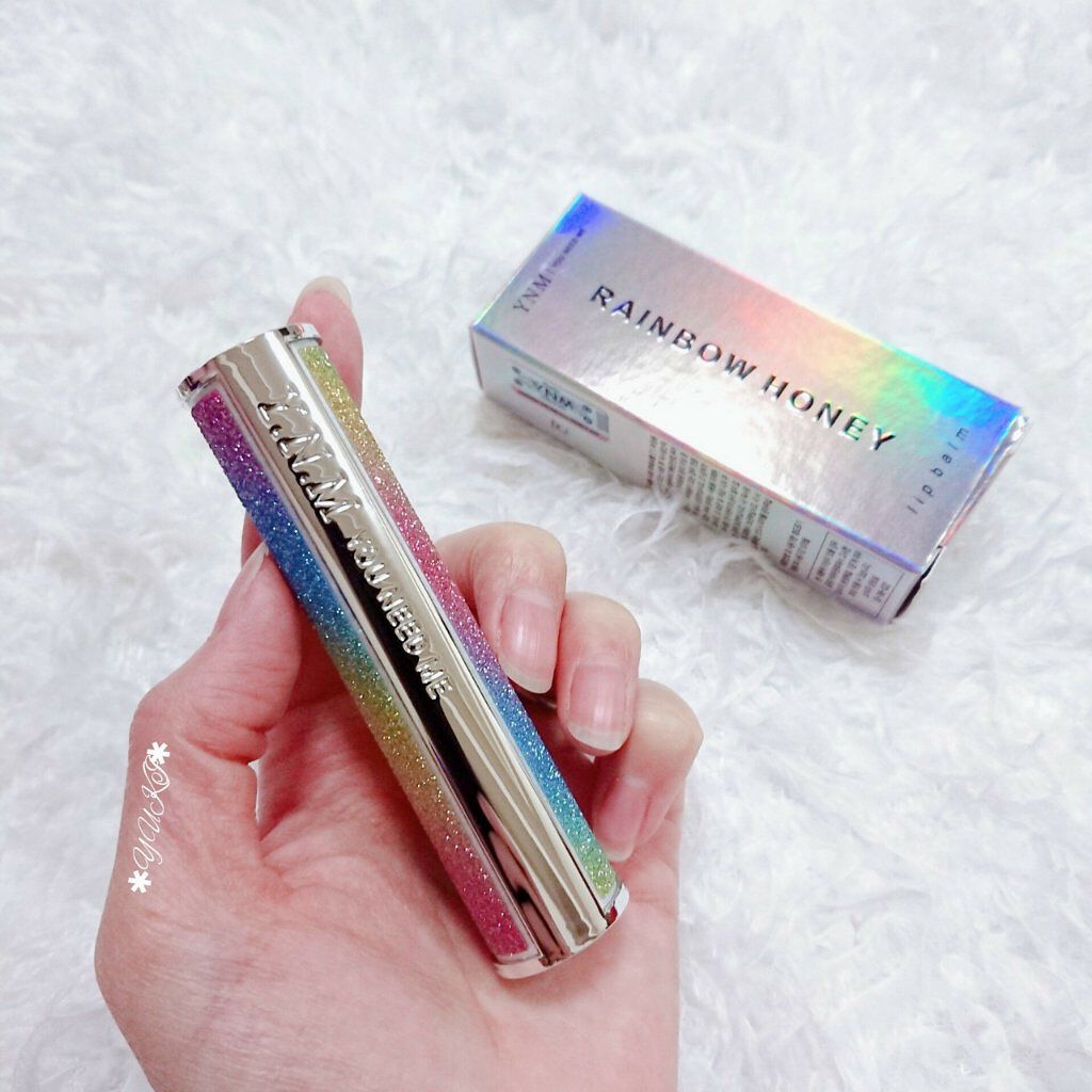 YNM レインボーハニーリップバーム/YNM/リップバームを使ったクチコミ(2枚目)