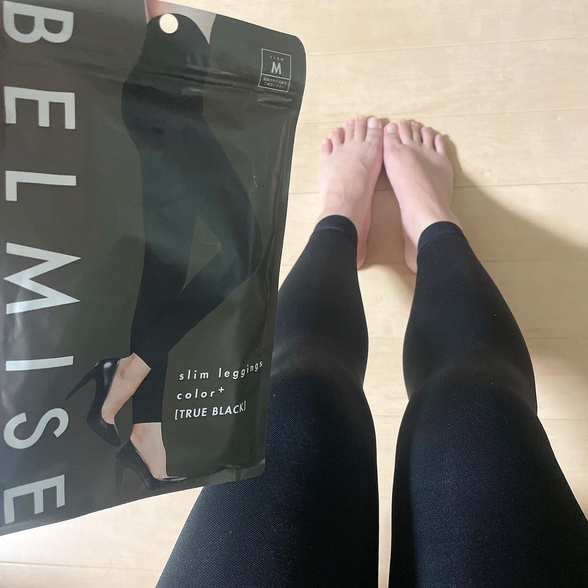 スリムレギンス color+/BELMISE/着圧ソックス・レギンスを使ったクチコミ(4枚目)