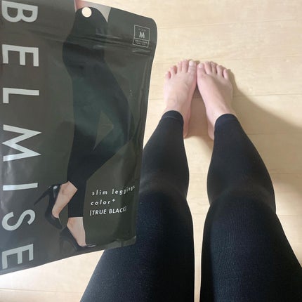 スリムレギンス color+/BELMISE/着圧ソックス・レギンスを使ったクチコミ(4枚目)