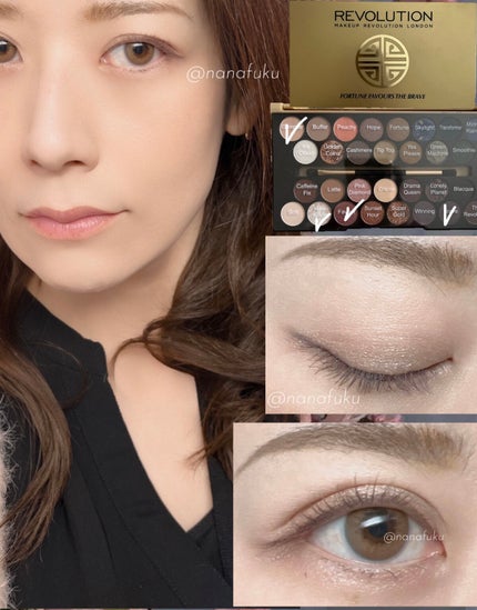 30アイシャドウパレット フォーチュンフェイバーズ ザブレイブ/MAKEUP REVOLUTION/アイシャドウパレットを使ったクチコミ(2枚目)