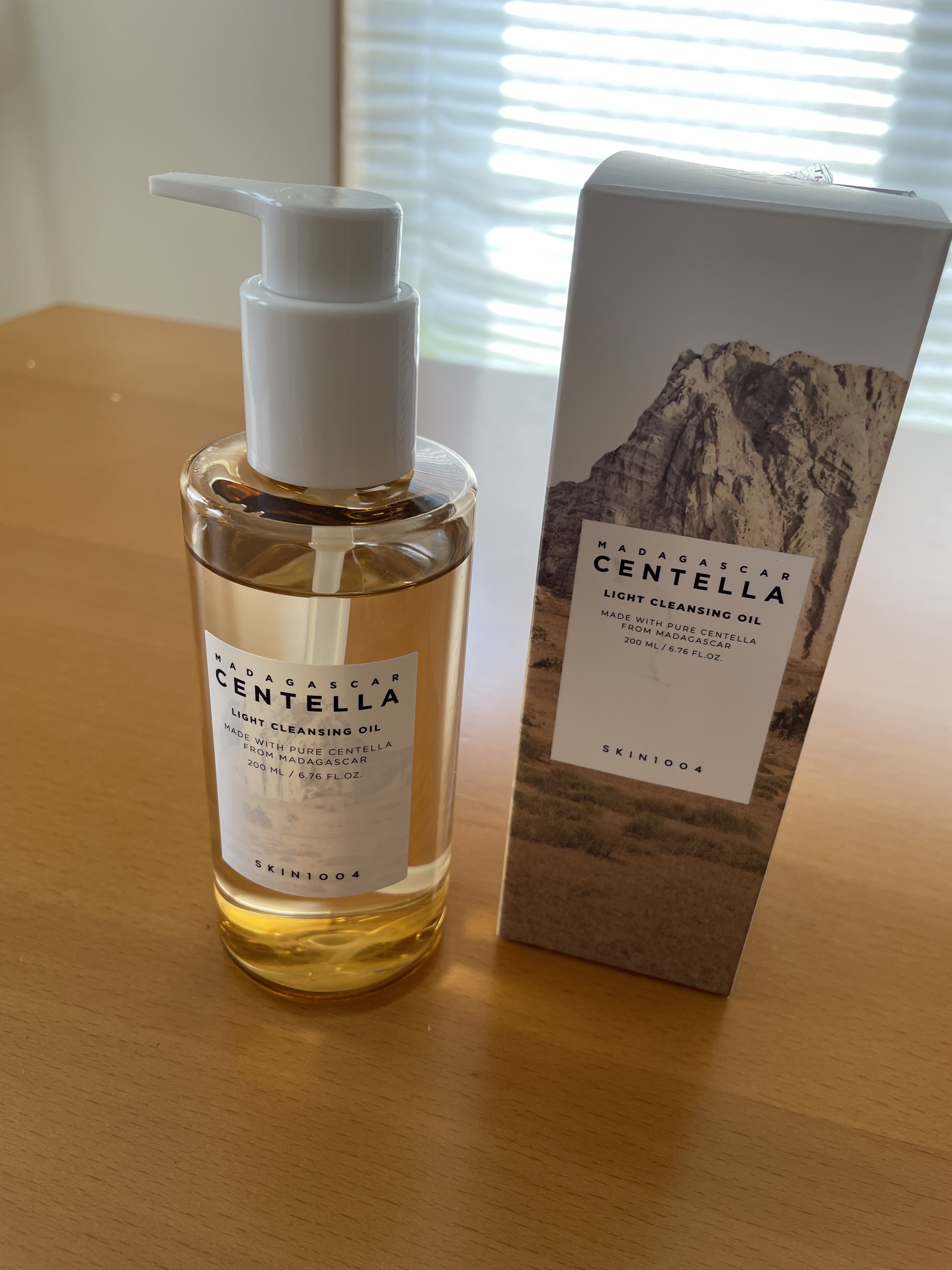 センテラ ライトクレンジングオイル/SKIN1004/オイルクレンジングを使ったクチコミ（1枚目）