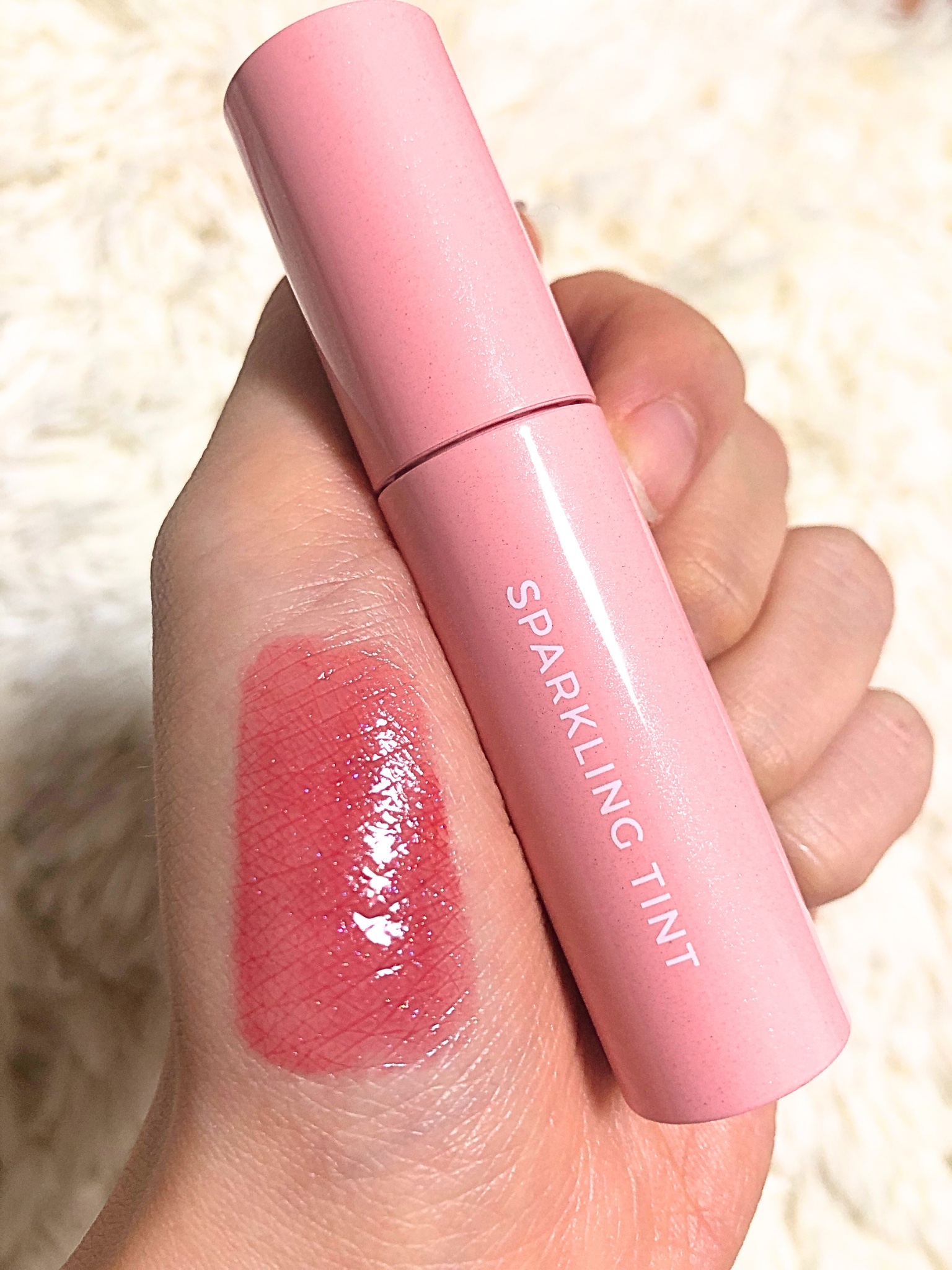 アピュー ジューシーパン スパークリングティント/A’pieu/口紅を使ったクチコミ（3枚目）