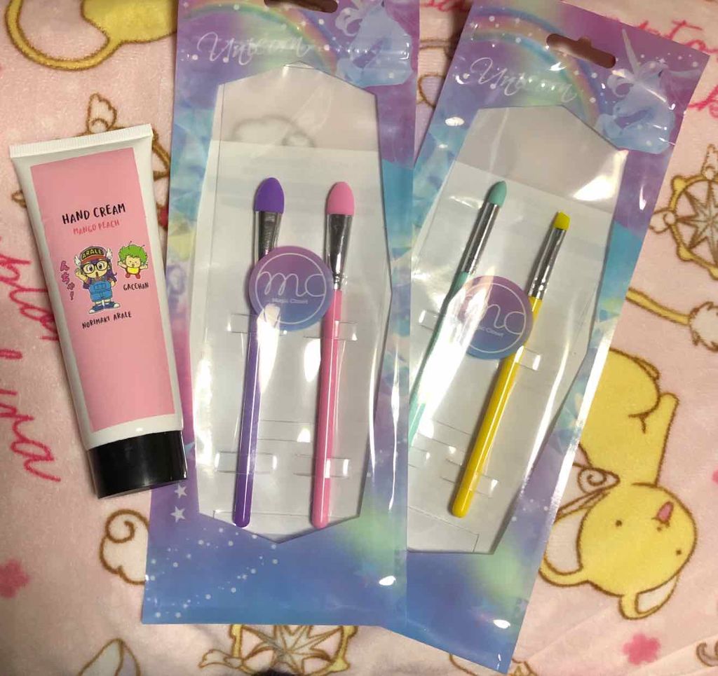 ユニコーンメイクブラシ/3COINS/メイクブラシを使ったクチコミ（1枚目）