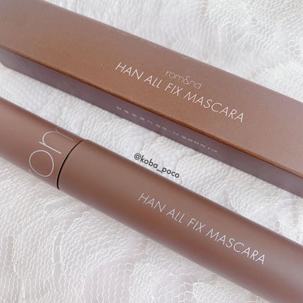 ハンオールフィックスマスカラ/rom&nd/マスカラを使ったクチコミ(4枚目)