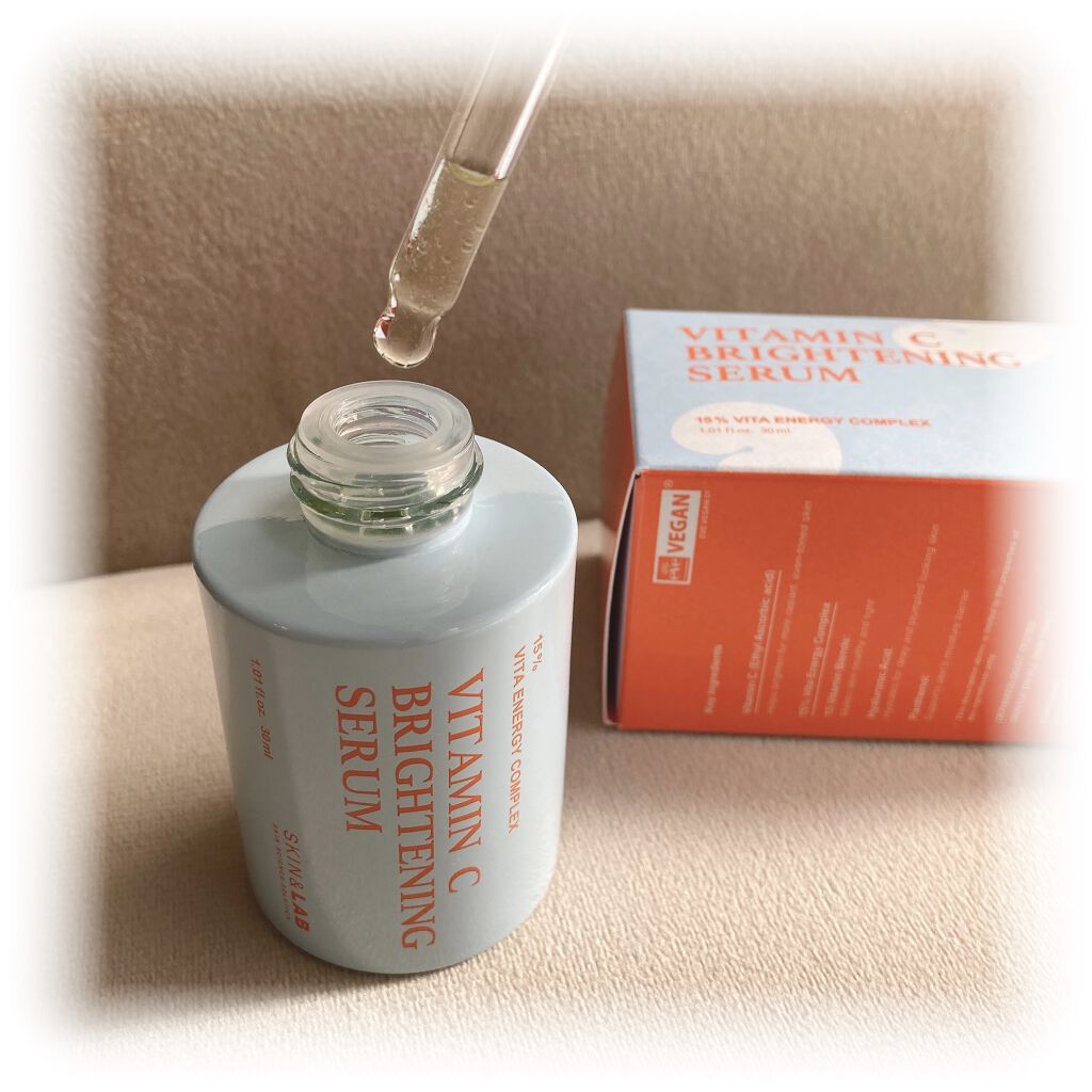 ビタミンCブライトニングセラム /SKIN&LAB/美容液を使ったクチコミ（2枚目）