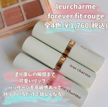 フォーエバー フィット ルージュ 02 terracotta eve(テラコッタイヴ)/leur charme/口紅を使ったクチコミ（2枚目）