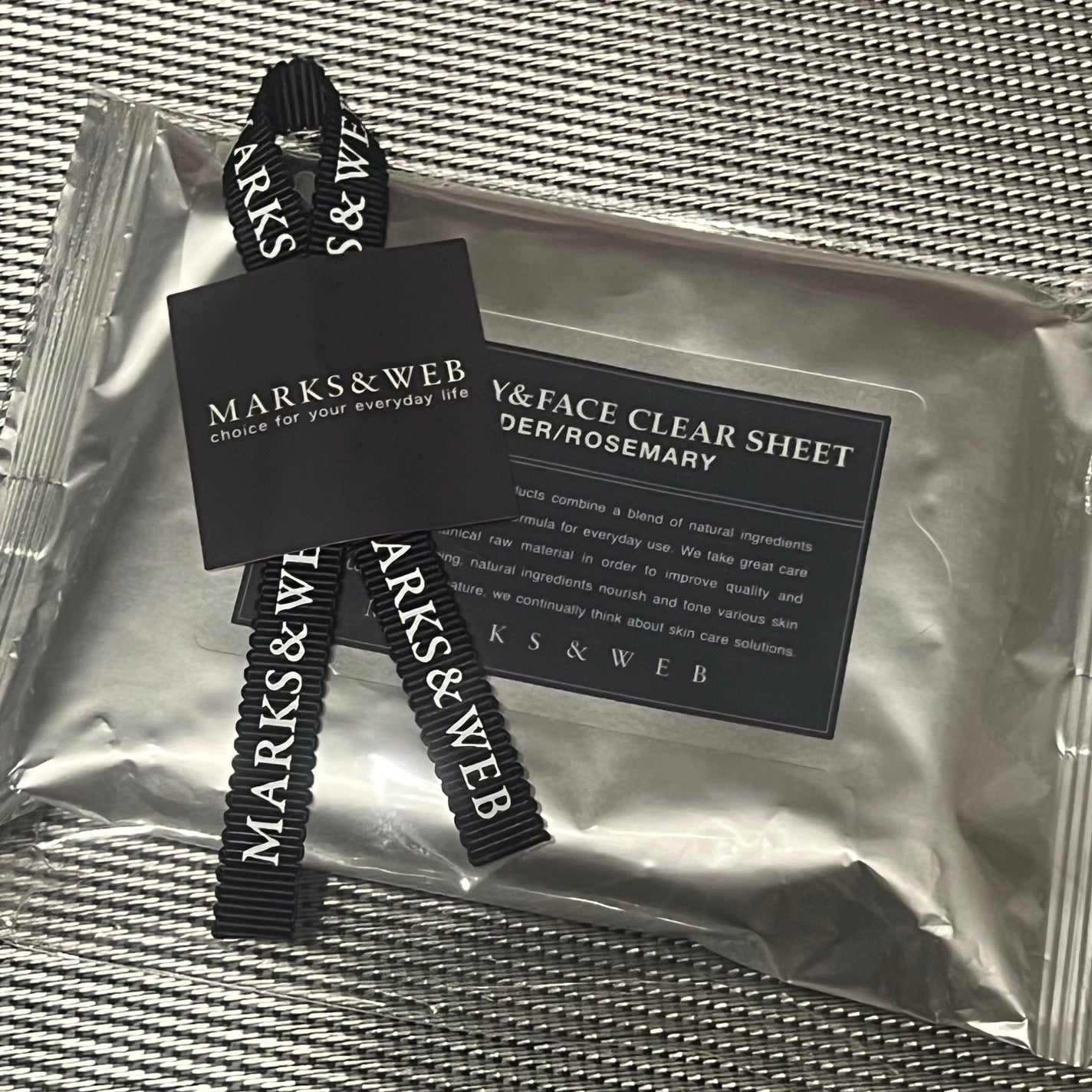 ボディ&フェイスクリアシート/MARKS&WEB/ボディシートを使ったクチコミ(1枚目)