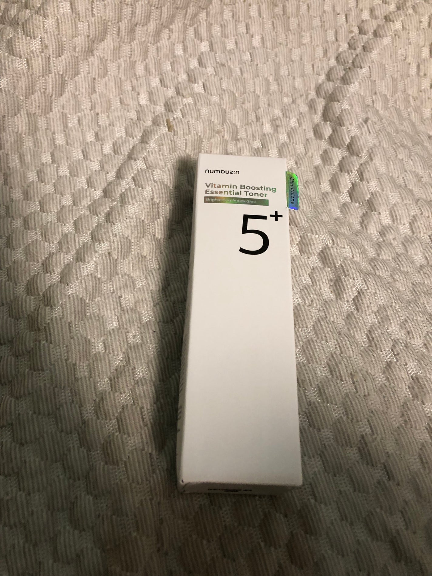 5番 白玉グルタチオンCエッセンシャルトナー/numbuzin/化粧水を使ったクチコミ(2枚目)