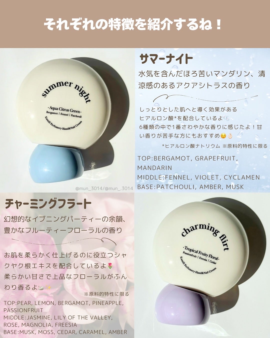 パフューマリー ハンド&ネイルクリーム デューイアルテミシア 50ml/カミール/ハンドクリームを使ったクチコミ(5枚目)