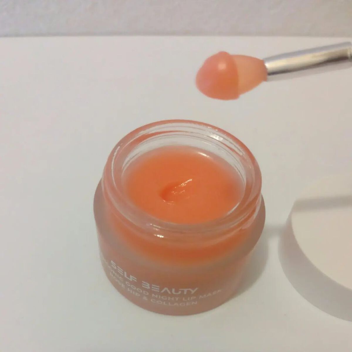 ユニコーングッドナイトリップマスク ローズヒップ&コラーゲン/SELF BEAUTY/リップマスクを使ったクチコミ（2枚目）