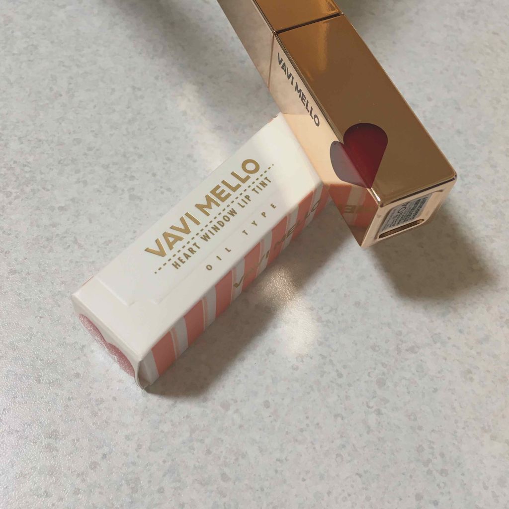 ハートウィンドウリップティントベルベットタイプ/VAVI MELLO/口紅を使ったクチコミ(1枚目)