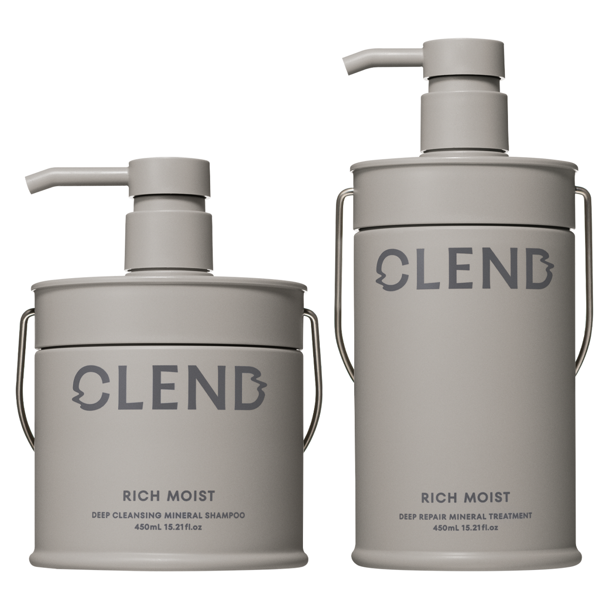 リッチモイスト ディープクレンジング ミネラル シャンプー/ディープリペア ミネラル トリートメント CLEND