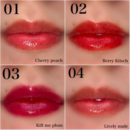 Glassy Layer Fixing Tint/lilybyred/口紅を使ったクチコミ(3枚目)