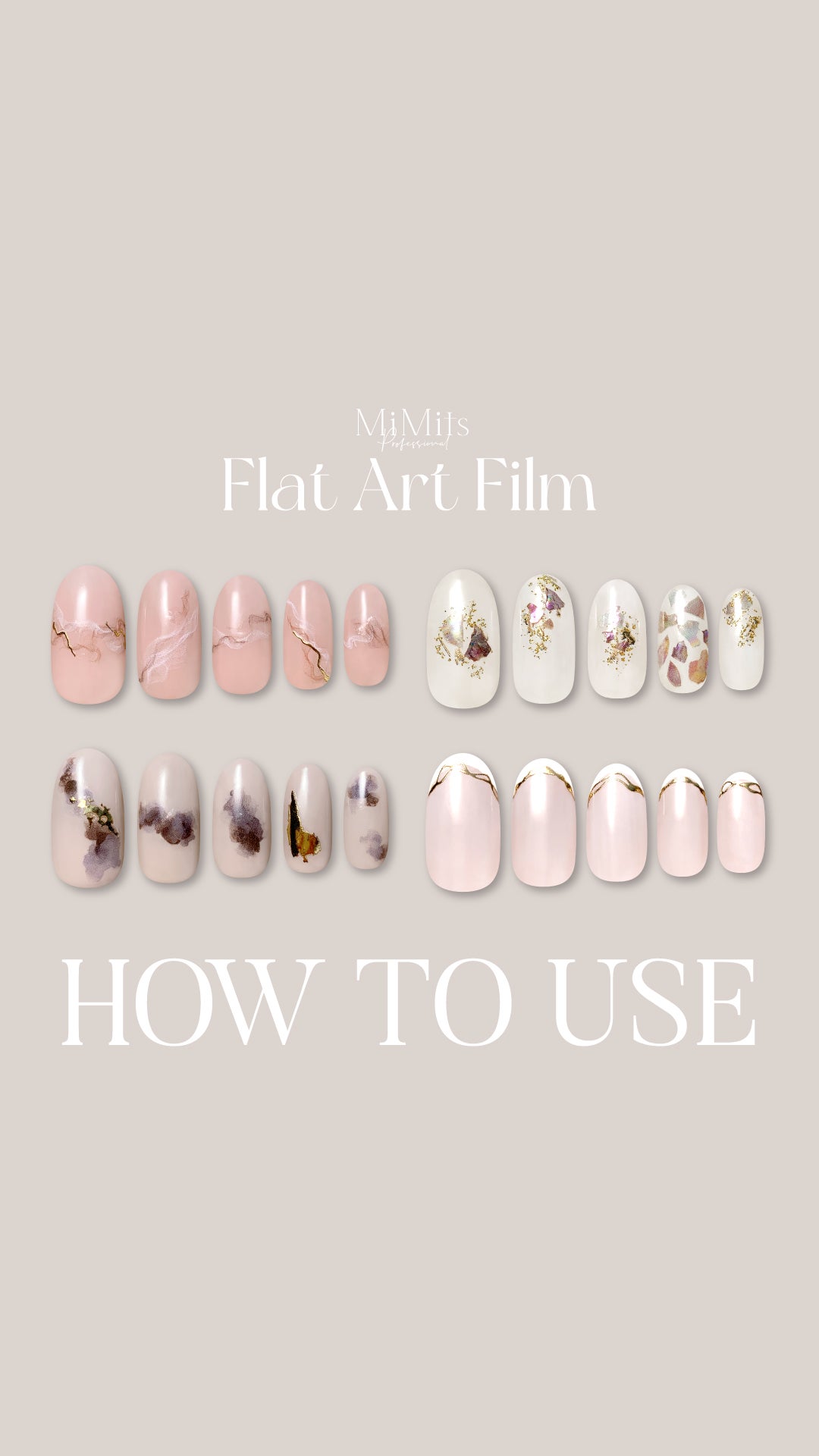 Mimits Flat Art Film フラットアートフィルム/ビー・エヌ/ネイルシールを使ったクチコミ(6枚目)