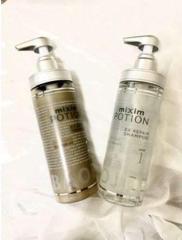 リペアシャンプー/ヘアトリートメント シャンプー 本体440ml/mixim POTION/シャンプー・コンディショナーを使ったクチコミ（1枚目）