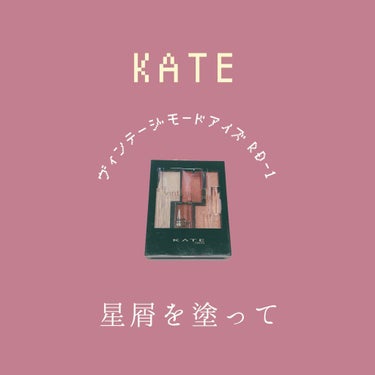 ヴィンテージモードアイズ/KATE/パウダーアイシャドウを使ったクチコミ（1枚目）