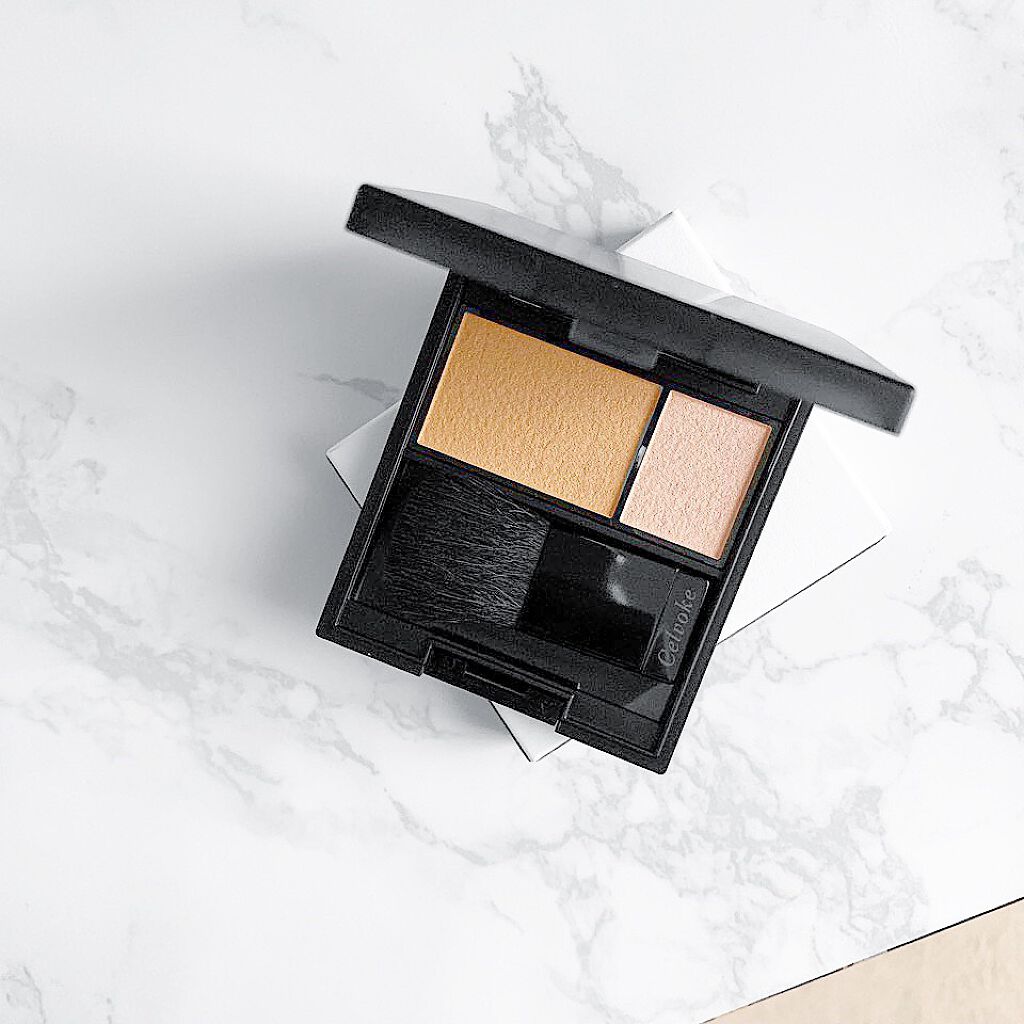 セルヴォーク カムフィー ブラッシュ 05 ピンクベージュ/Celvoke/パウダーチークを使ったクチコミ（1枚目）