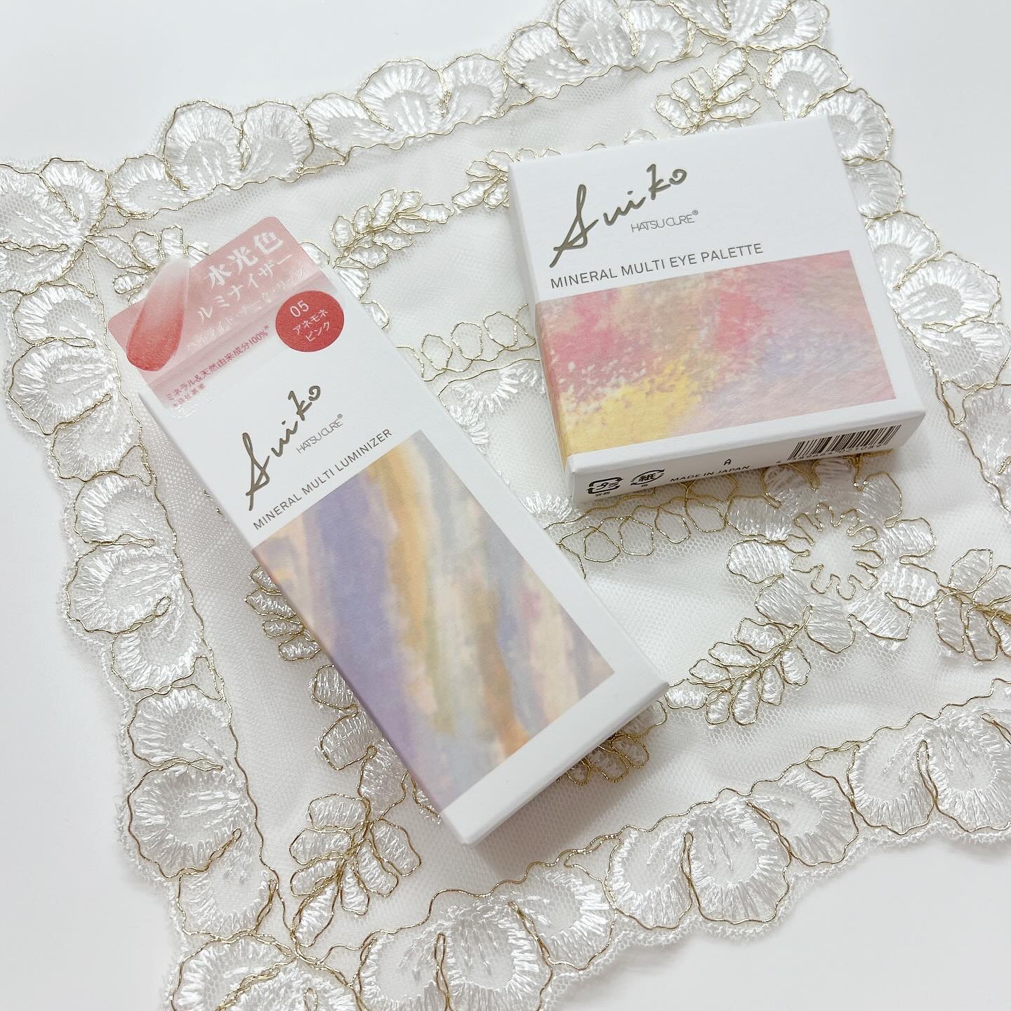 ミネラルマルチルミナイザー/SUIKO HATSUCURE/スティックハイライトを使ったクチコミ（2枚目）