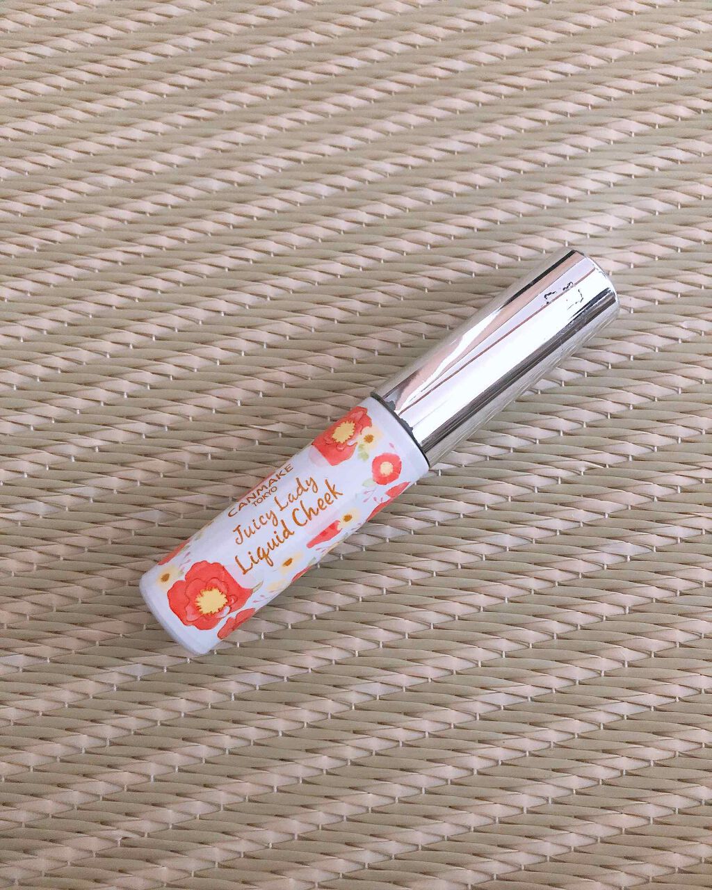 ジューシーレディリキッドチーク/キャンメイク/リキッドチークを使ったクチコミ（1枚目）