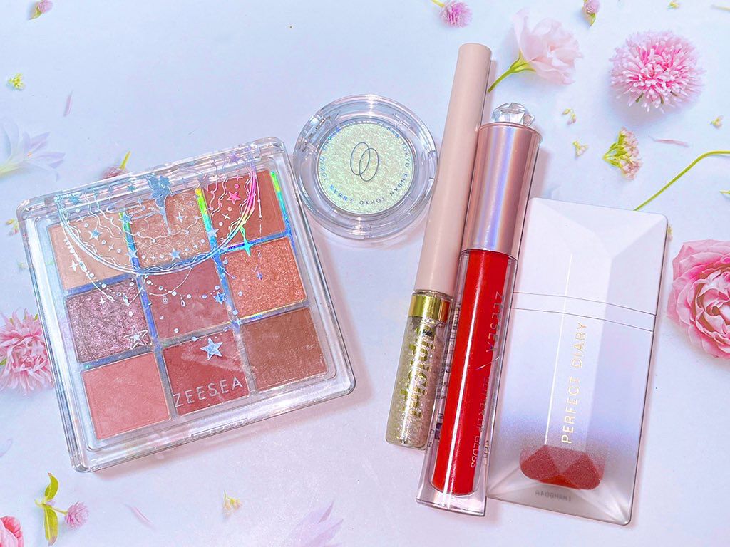 マルチグリッターカラー/ENBAN TOKYO/単色アイシャドウを使ったクチコミ（2枚目）