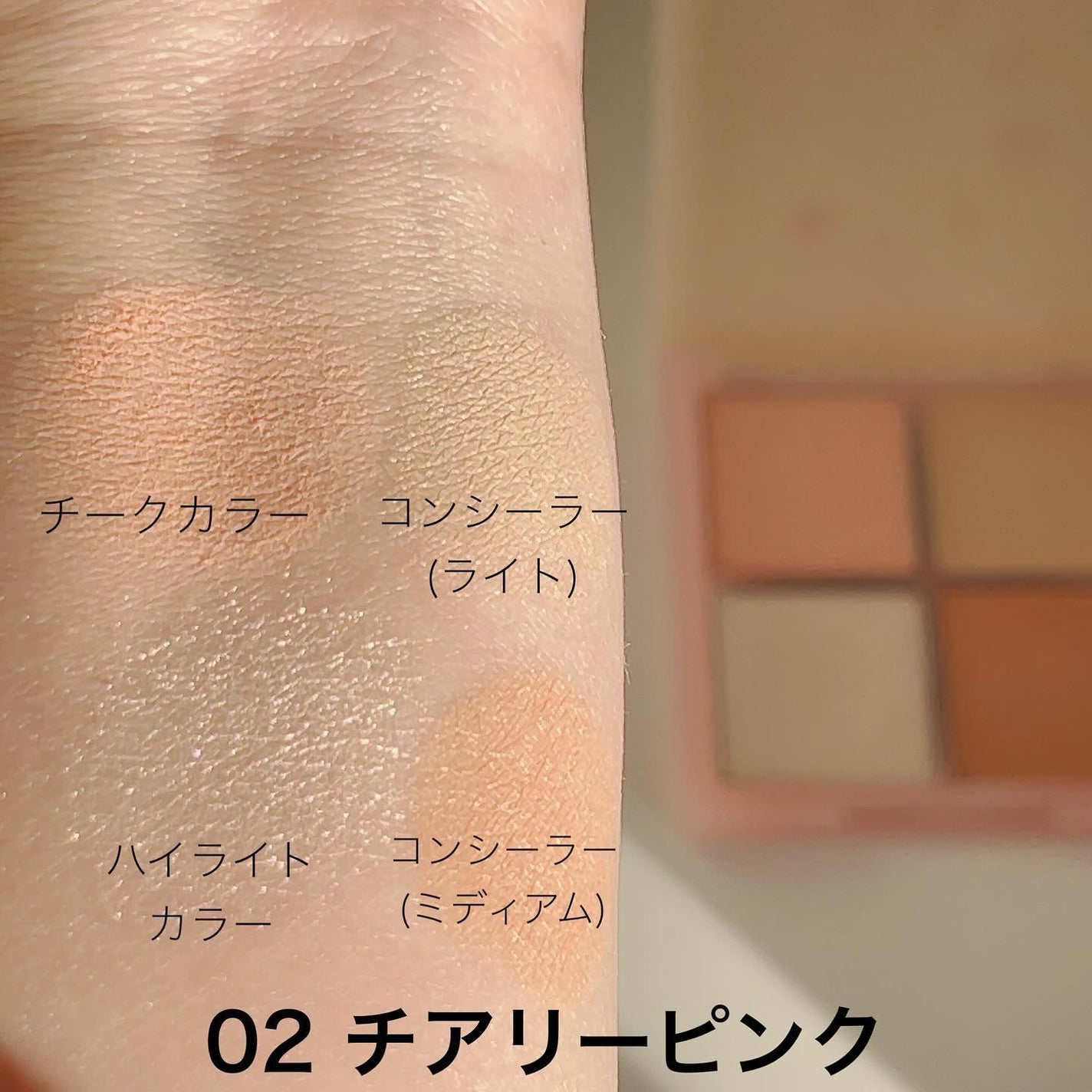 レイヤリングフェイスパレット/#CLOSET/パレットコンシーラーを使ったクチコミ(5枚目)