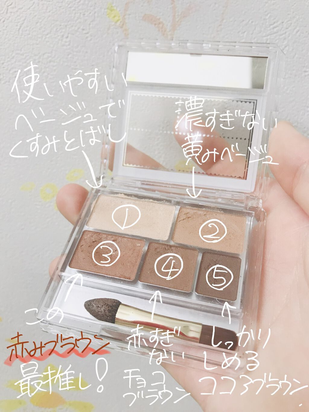 パーフェクトマルチアイズ/キャンメイク/アイシャドウパレットを使ったクチコミ（2枚目）