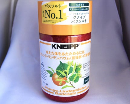 クナイプ バスソルト オレンジ・リンデンバウム<菩提樹>の香り/クナイプ/無機塩系入浴剤を使ったクチコミ(1枚目)