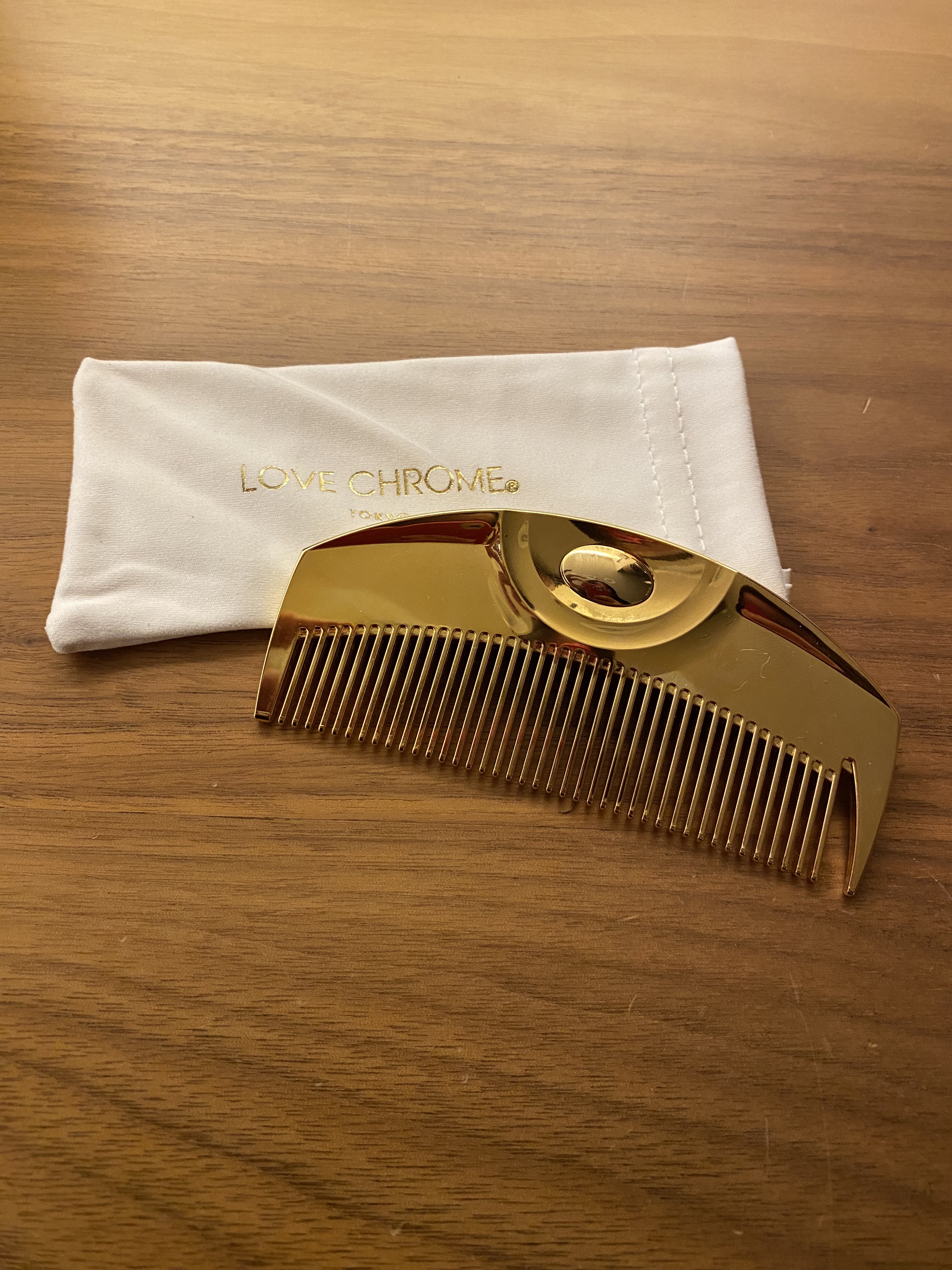(R)K24GPツキ ゴールド/LOVECHROME/ヘアコームを使ったクチコミ（1枚目）