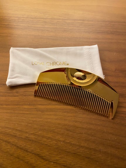 (R)K24GPツキ ゴールド/LOVECHROME/ヘアコームを使ったクチコミ(1枚目)