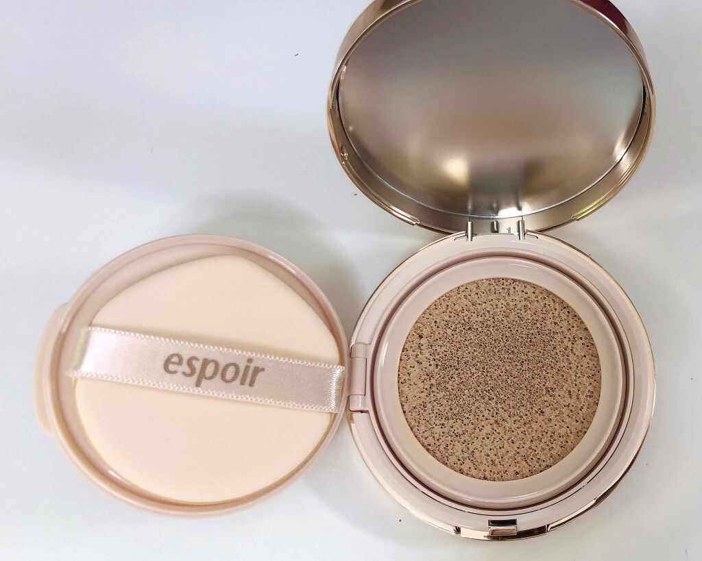 プロテーラービーグロウクッション(オールニュー)/espoir/クッションファンデーションを使ったクチコミ（2枚目）