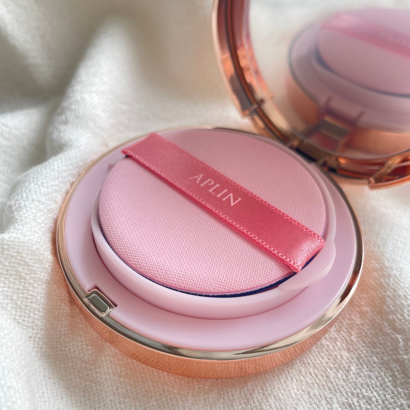 ピンクティーツリーカバープライマークッション/APLIN/クッションファンデーションを使ったクチコミ(2枚目)