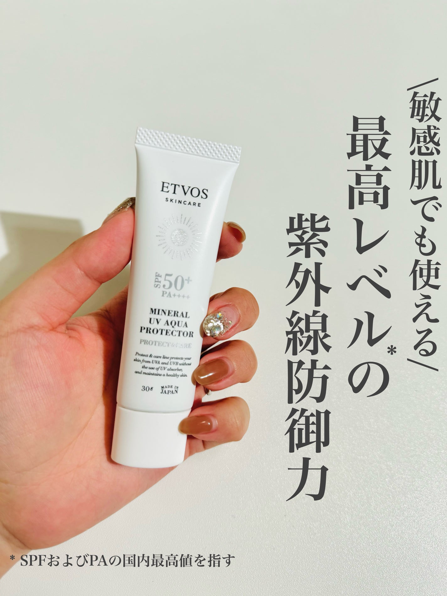 ミネラルUVアクアプロテクター/エトヴォス/日焼け止めローションを使ったクチコミ(1枚目)