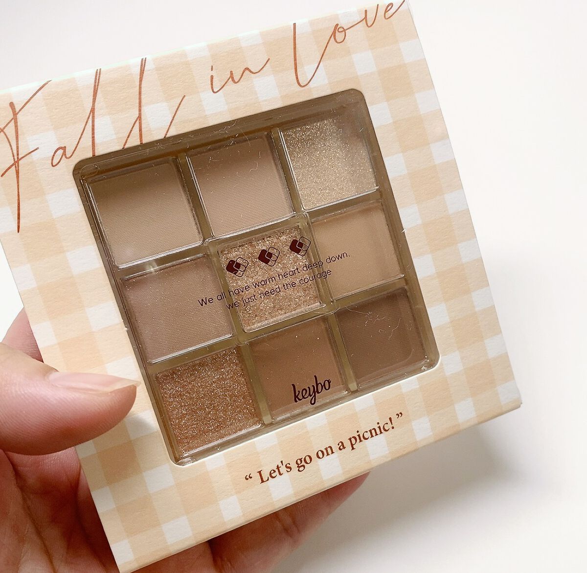 KEYBO FALL IN LOVE SHADOW PALETTE/keybo/アイシャドウパレットを使ったクチコミ(3枚目)