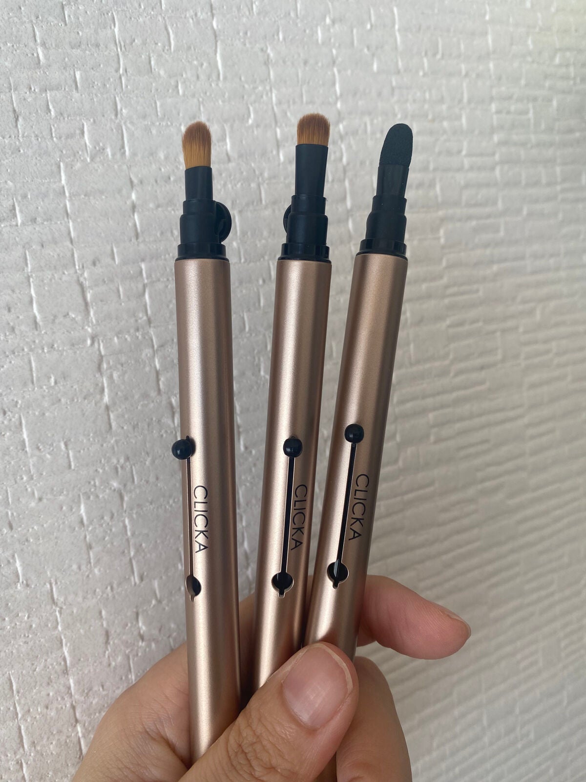 CLICKAメイクブラシ/CLICKA/メイクブラシを使ったクチコミ(4枚目)