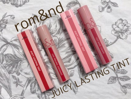 ジューシーラスティングティント/rom&nd/リップティントを使ったクチコミ(1枚目)