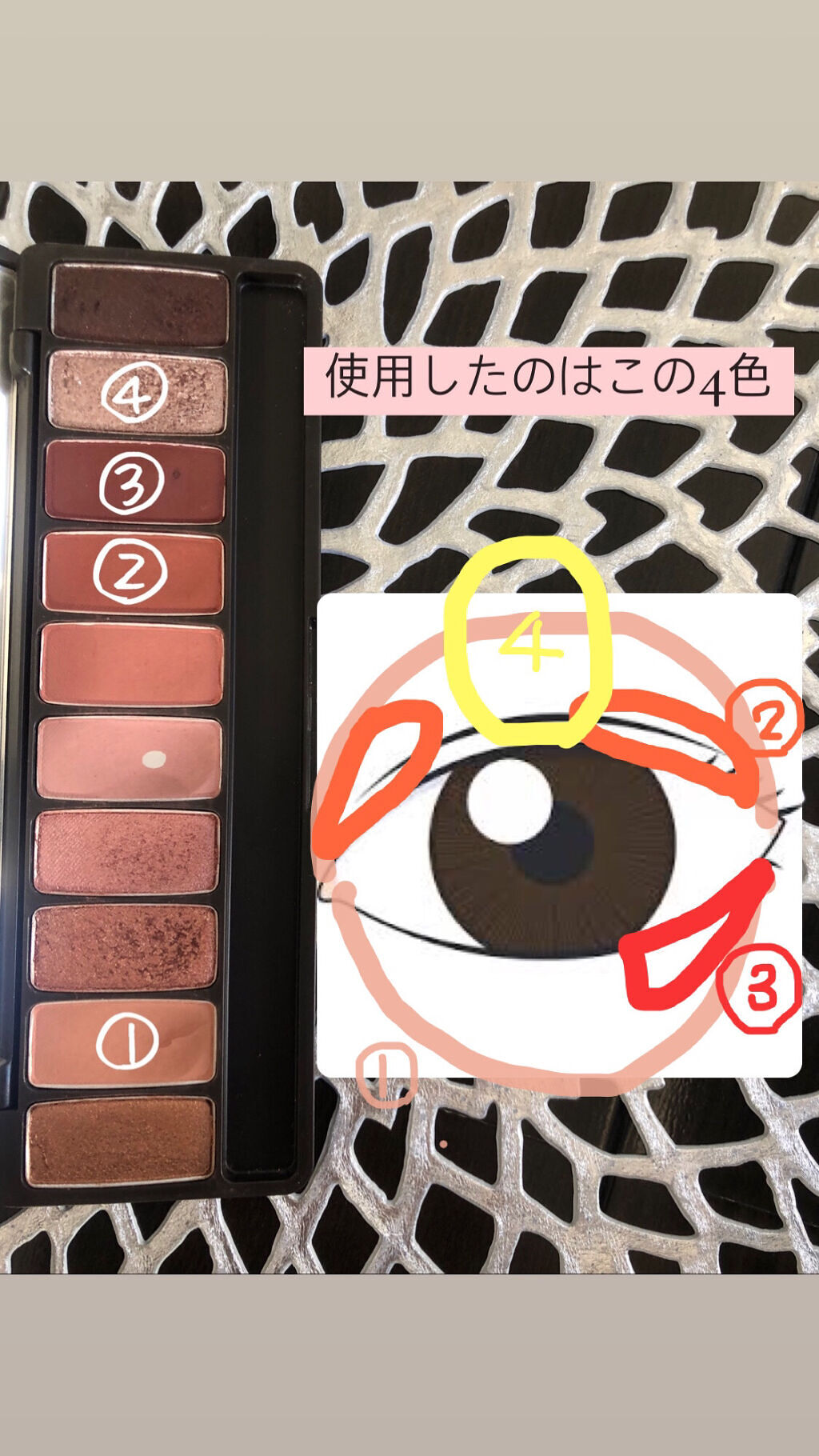 プレイカラー アイシャドウ/ETUDE/アイシャドウパレットを使ったクチコミ（3枚目）