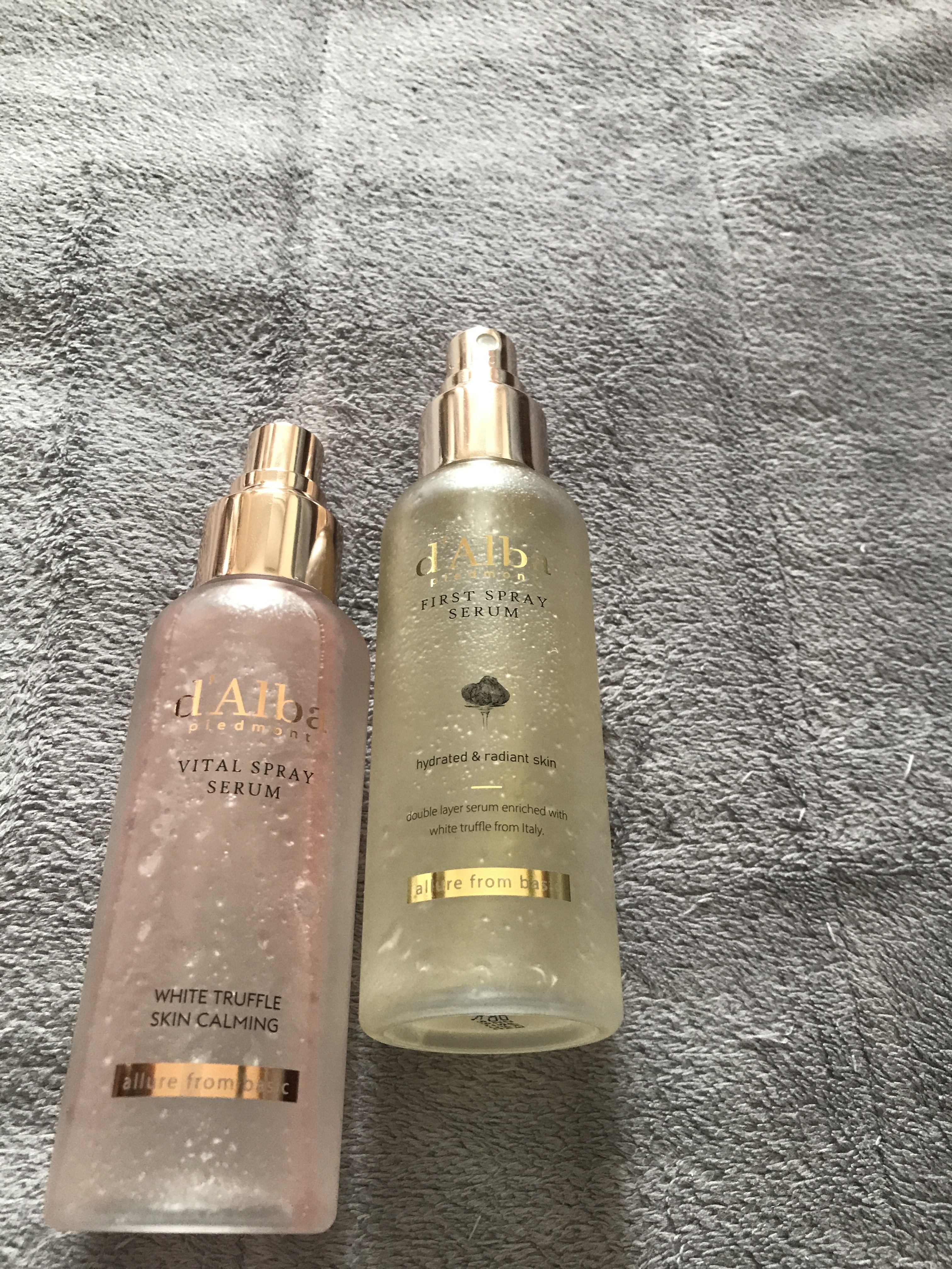 ダルバ ホワイトトリュフファーストスプレーセラム/ダルバ/ミスト状化粧水を使ったクチコミ（3枚目）