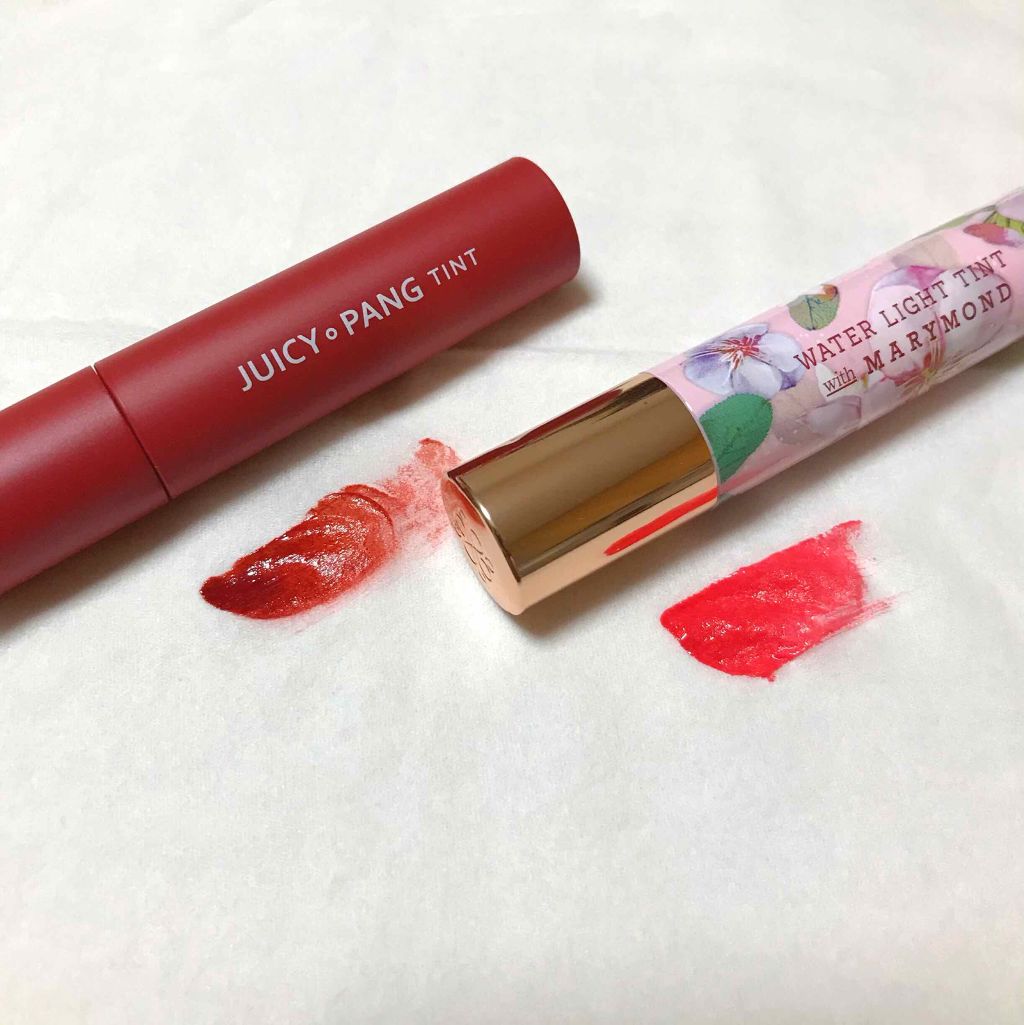 アピュー ウォーターライト ティント CR03/A’pieu/リップティントを使ったクチコミ（1枚目）