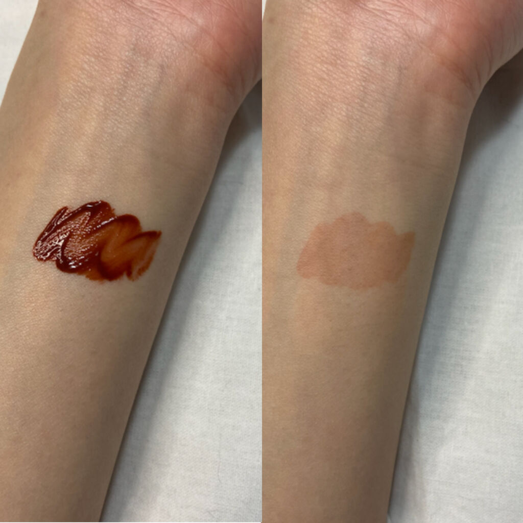 ジューシーリブティント/RICAFROSH/リップティントを使ったクチコミ（2枚目）