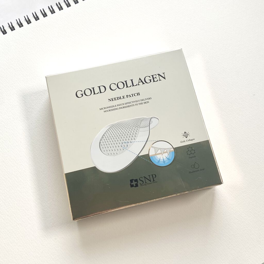 ゴールドコラーゲンニードルパッチ/SNP/アイケア・アイクリームを使ったクチコミ（1枚目）