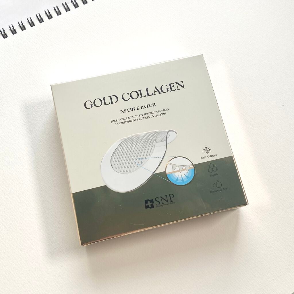 ゴールドコラーゲンニードルパッチ/SNP/アイケア・アイクリームを使ったクチコミ(1枚目)