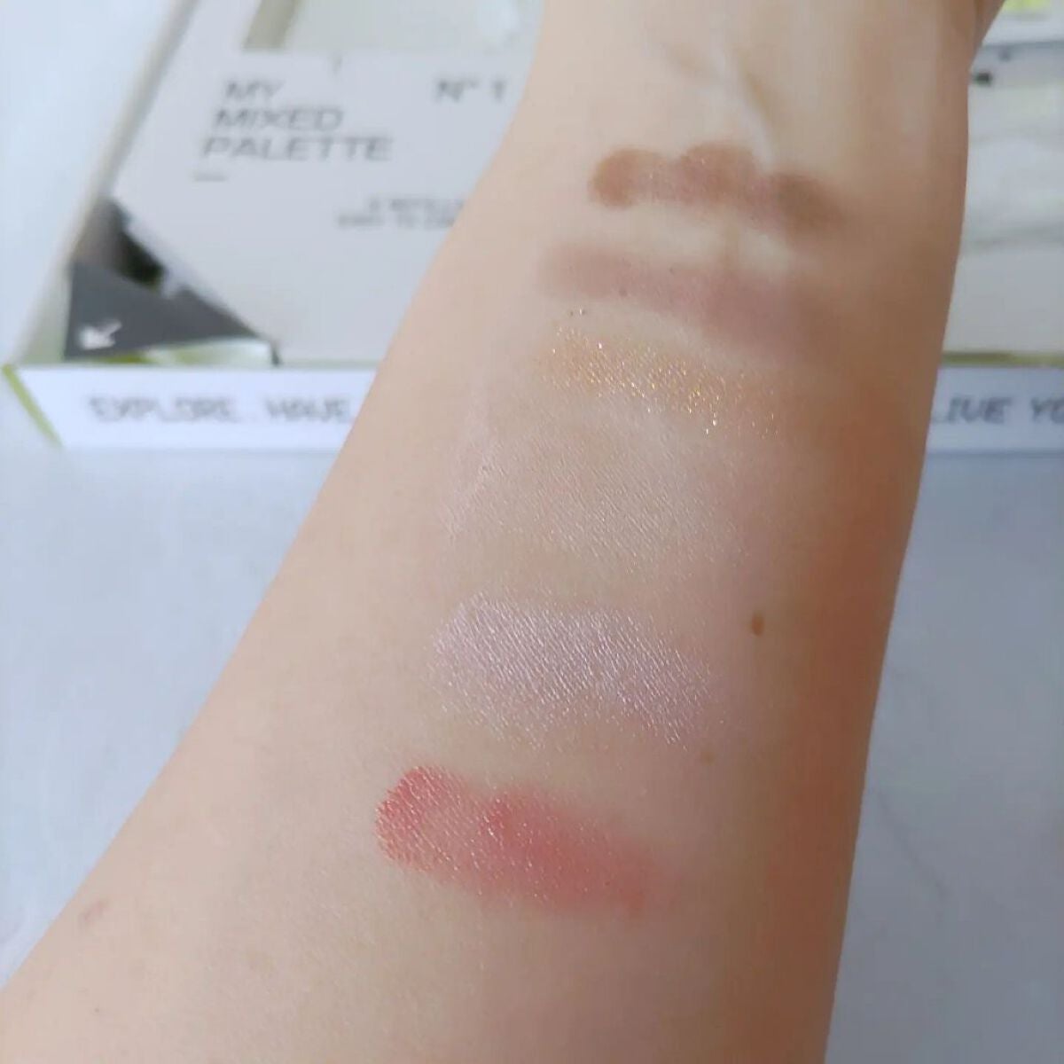 MY MIXED PALETTE 6色カスタムパレット/MN/マルチパレットを使ったクチコミ(6枚目)