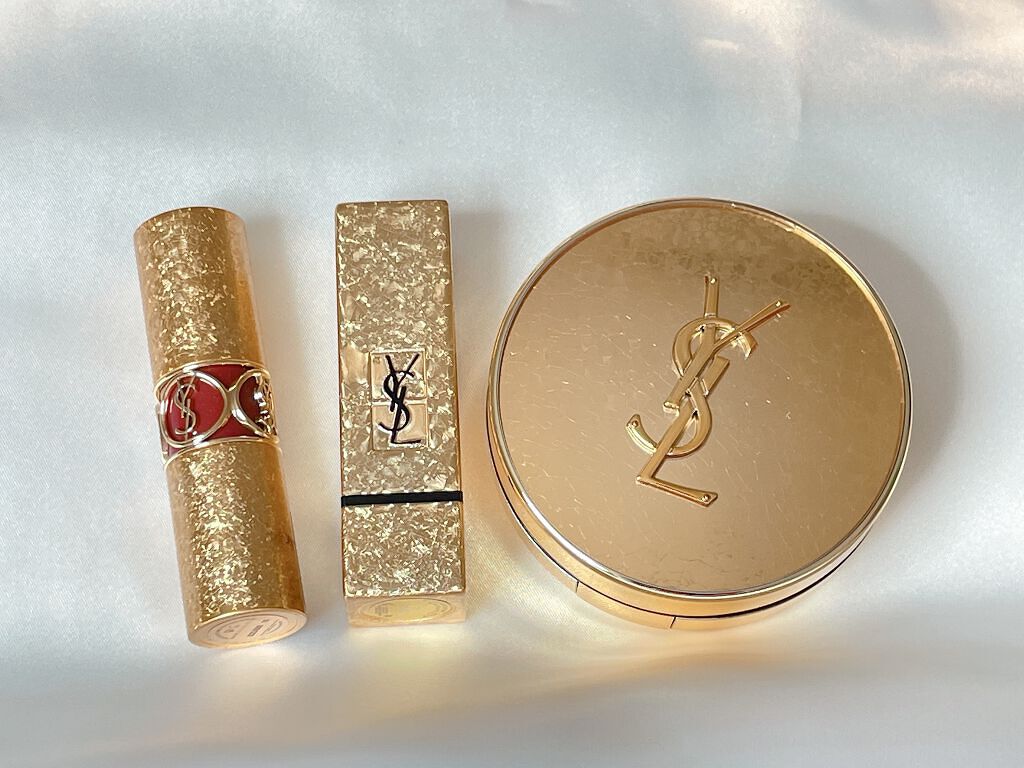 アンクル ド ポー ルクッション ゴールドラッシュ ハイライター/YVES SAINT LAURENT BEAUTE/リキッドハイライトを使ったクチコミ(1枚目)