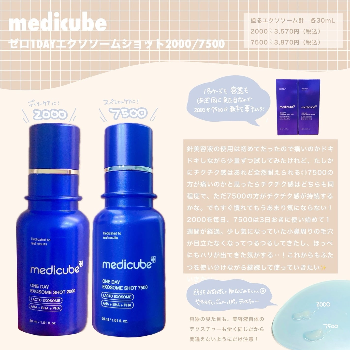 ゼロ1DAYエクソソームショット2000/MEDICUBE/美容液を使ったクチコミ(1枚目)