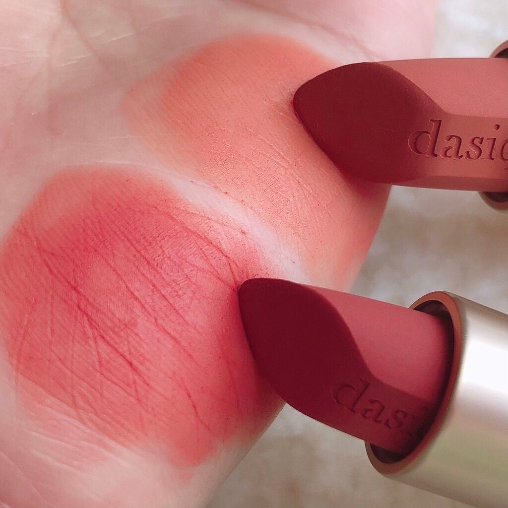 ソフトベルベット リップスティック/dasique/口紅を使ったクチコミ(3枚目)